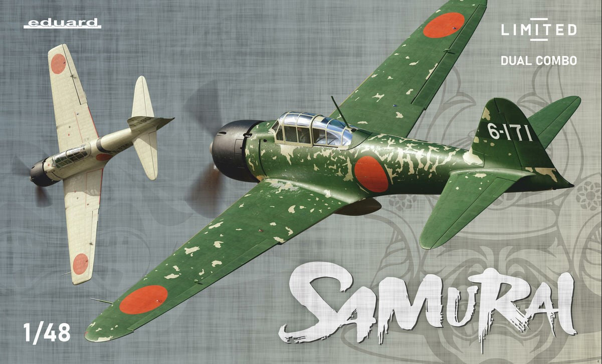 Eduard 11168 1/48 Samurai: WWII A6M3 Zero Japanese Fighter Dual Combo (Ltd Editi