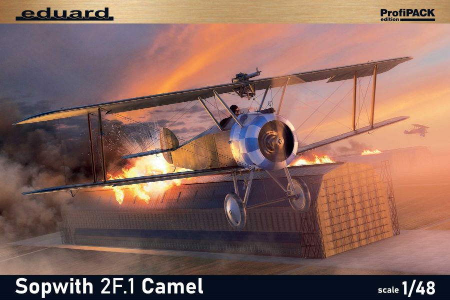 Eduard 82173 1/48 WWII Sopwith 2F1 Camel British BiPlane Fighter (Profi-Pack Pla