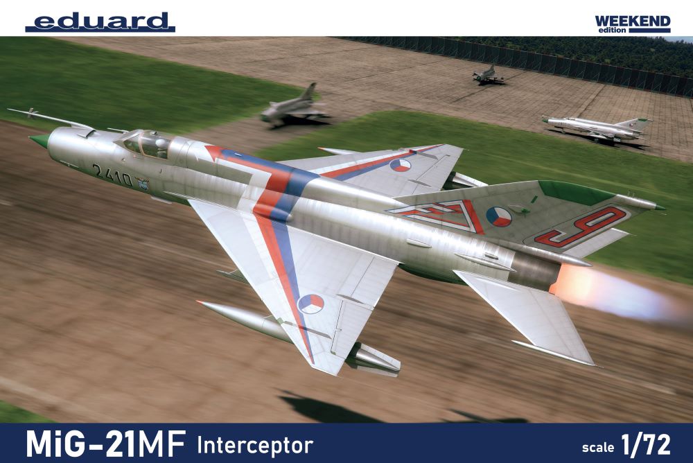 Eduard 7469 1/72 MiG21MF Interceptor Soviet Cold War Jet Fighter (Wkd Edition Pl