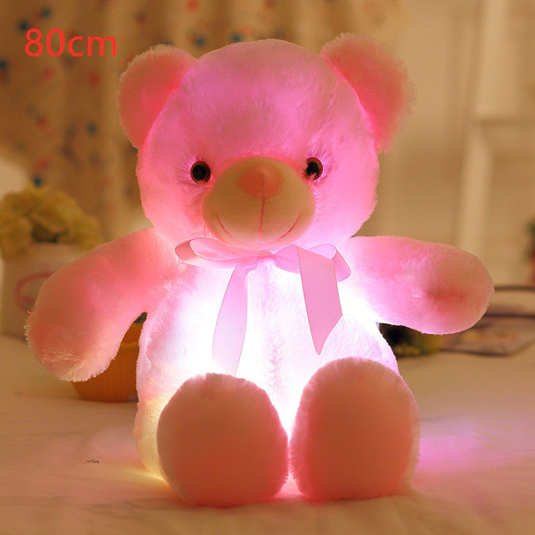 Luminous Teddy Bear Plush Toy – Soft Glow-In-The-Dark Stuffed Animal