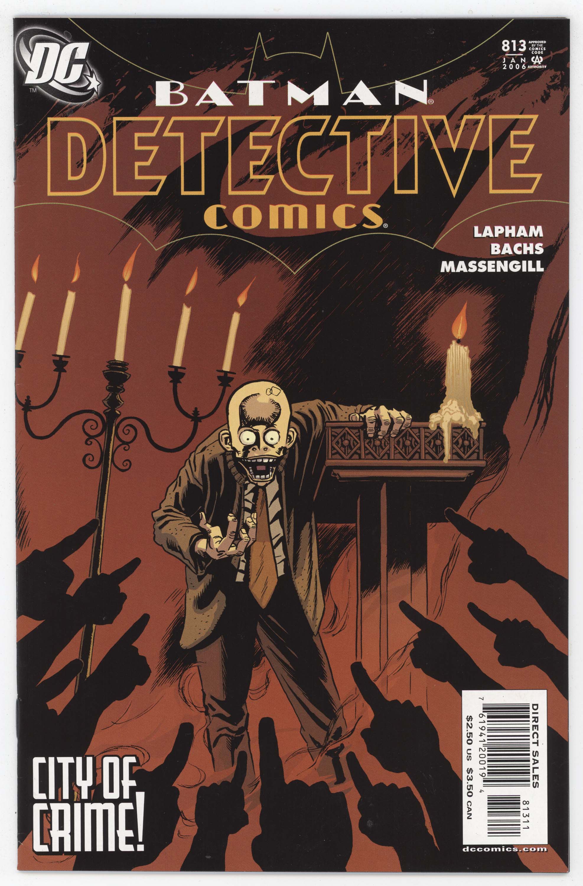 Batman Detective Comics 813 DC 2006 NM City of Crime Ramon Bachs