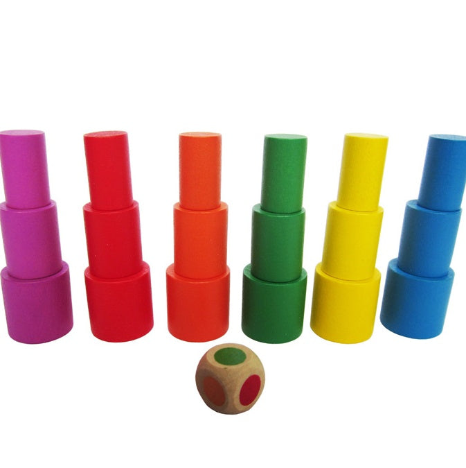 Wooden Moon Balance Toy – Fun Stacking Game for Kids and Families