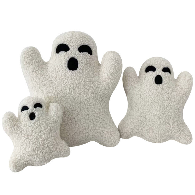 Plush Ghost Pillow – Soft Halloween Decor Toy