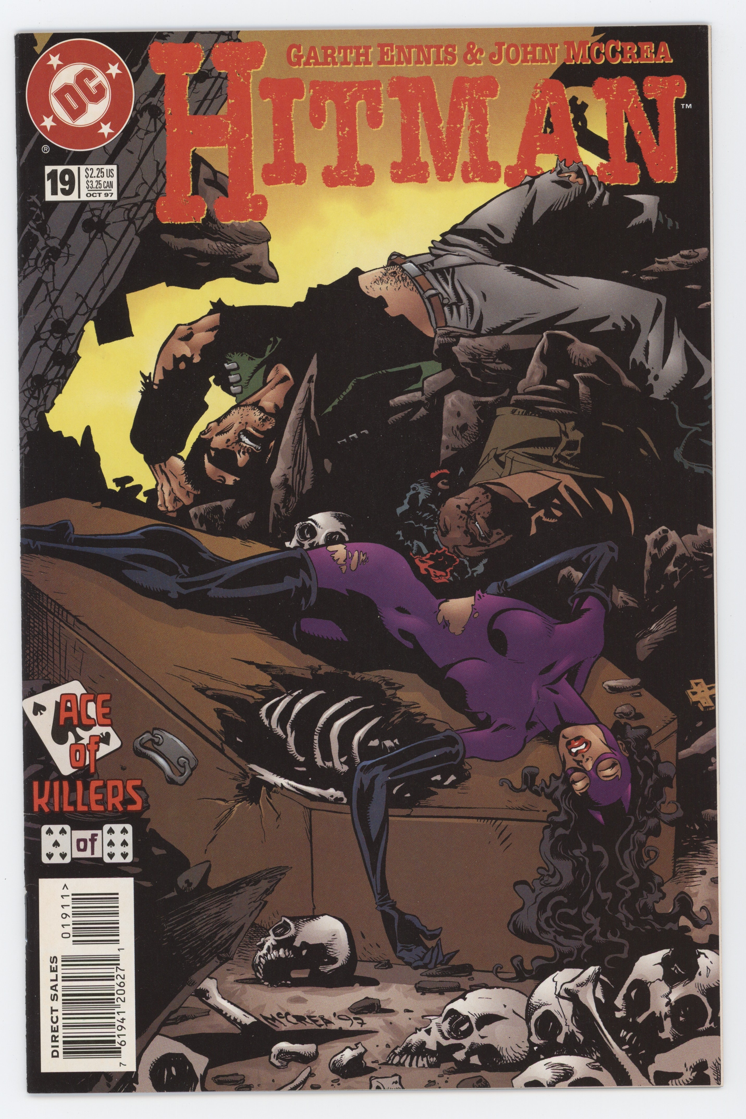 Hitman 19 DC 1997 NM- Garth Ennis John McCrea Demon Catwoman GGA