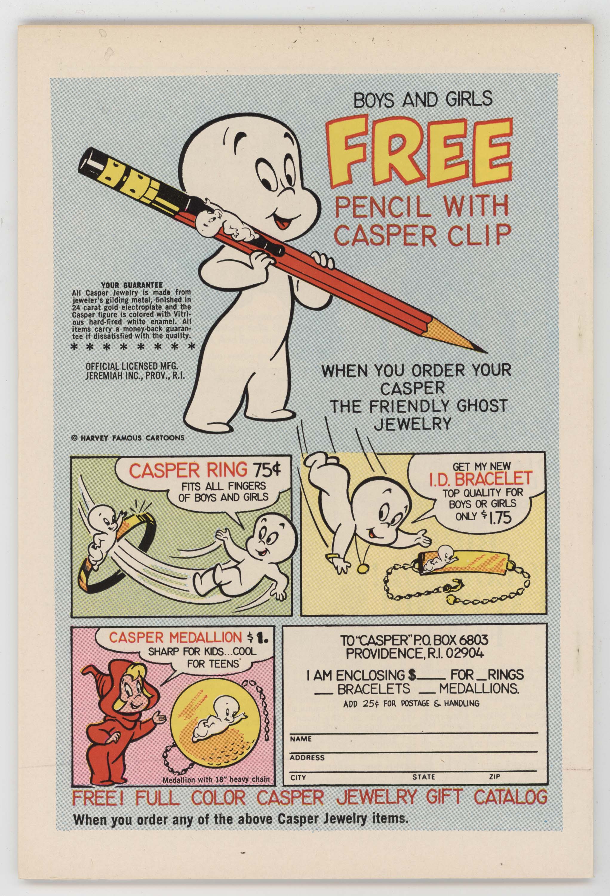 Baby Huey The Baby Giant 93 Harvey 1971 NM- 9.2 Skating On Thin Ice