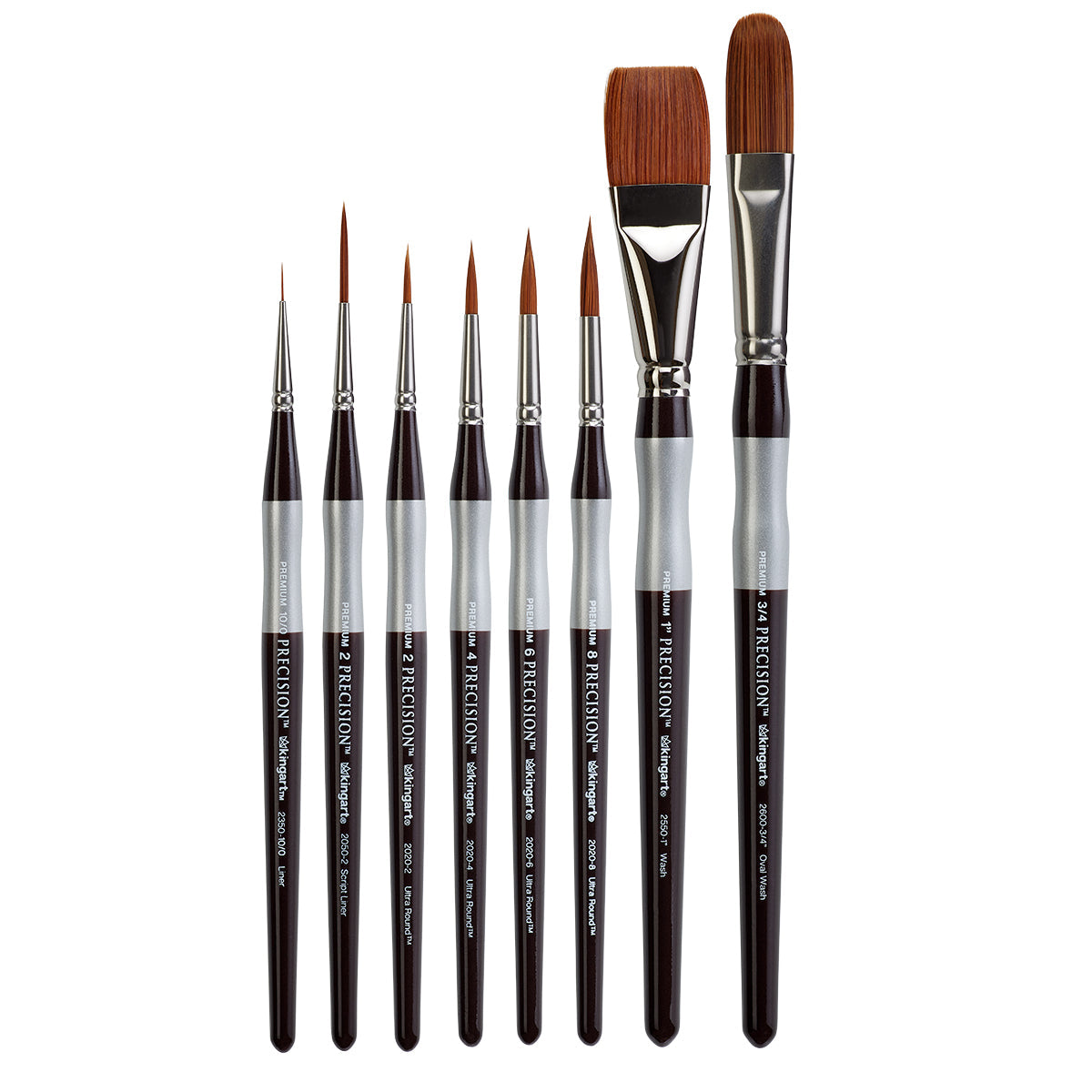 Precision™ Brushes 8 pc