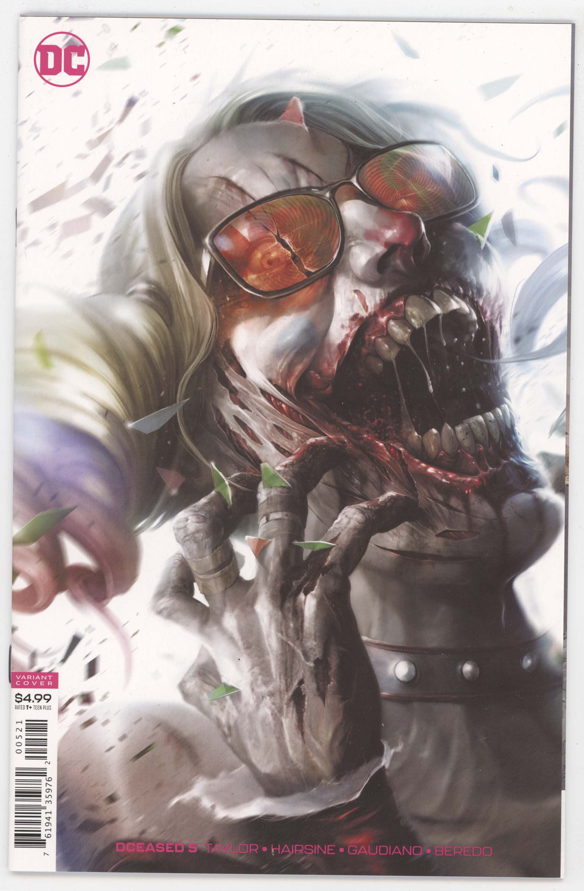 DCEASED #5 B (OF 6) Francesco Mattina CARD STOCK Variant Harley Quinn (10/02/2019) DC