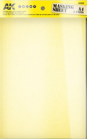 AK Interactive 8210 Masking Sheet A4 Size (2)
