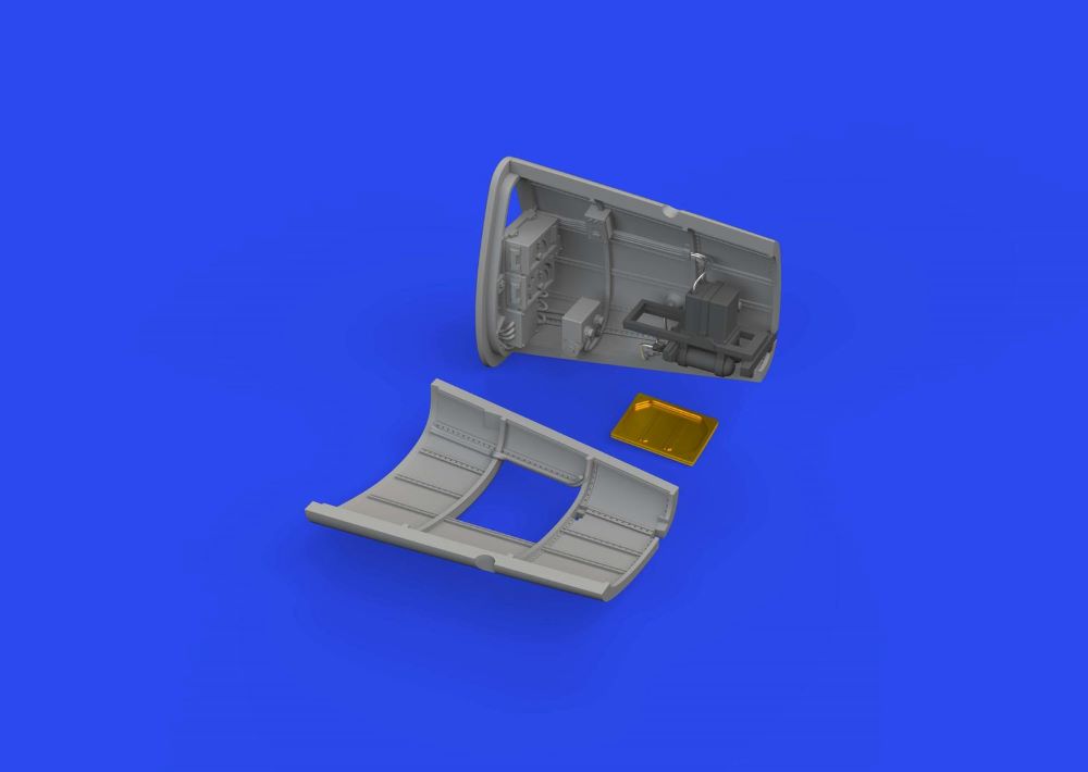 Eduard 672318 1/72 Aircraft- Bf109F Radio Compartment for EDU (Photo-Etch & Resi