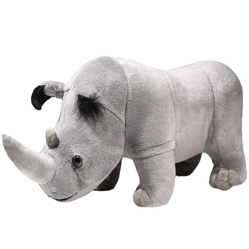 Plush Rhino Toy – Soft Stuffed Animal Doll