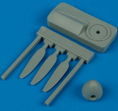 Quickboost 72221 1/72 Hurricane Mk II Rotol (Jablo) Propeller w/Jig Tool (D)