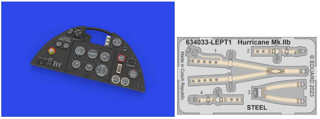 Eduard 634033 1/32 Aircraft- Hurricane Mk IIb LooK for RVL (Photo-Etch & Resin)