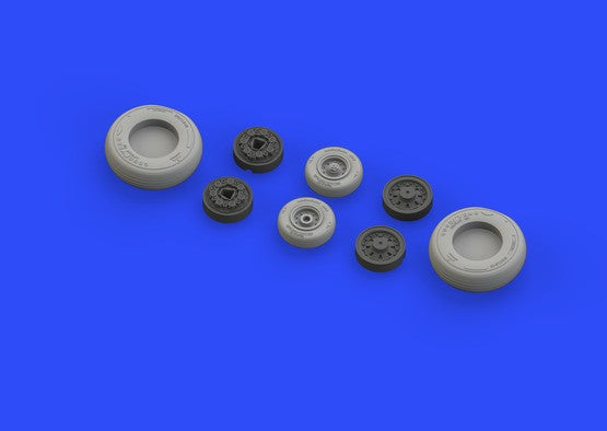 Eduard 648304 1/48 Aircraft- F14A Wheels Early for TAM (Resin)
