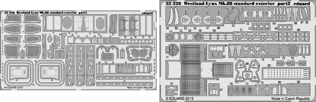 Eduard 32328 1/32 Aircraft- Lynx Mk 88 Exterior for RVL