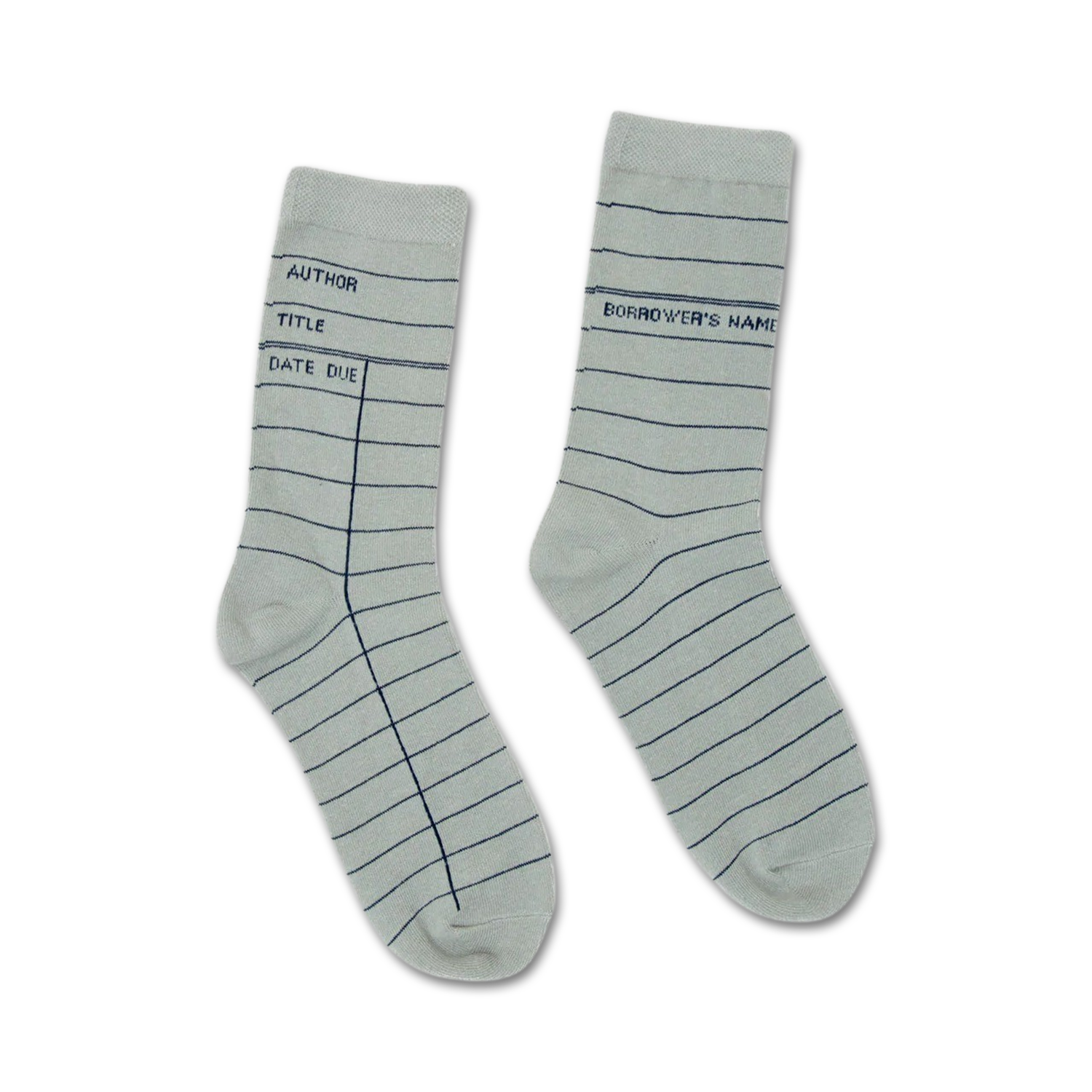 Library Card Grey