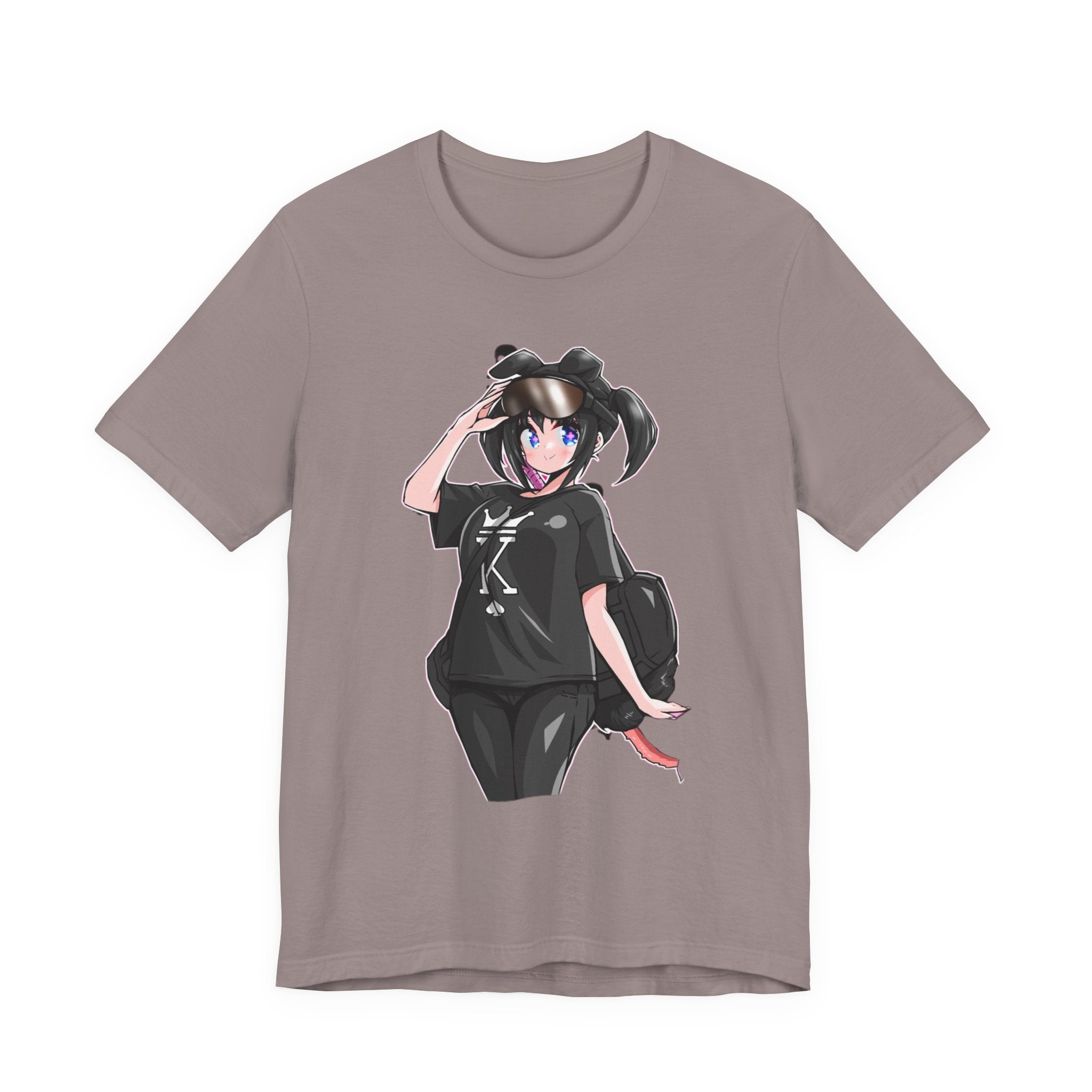 Lewd Anime-Themed Unisex Tee for Fans, Cute Graphic T-Shirt, Comfortable Everyday Wear, Perfect Gift for Anime Lovers, Stylish Casual Top