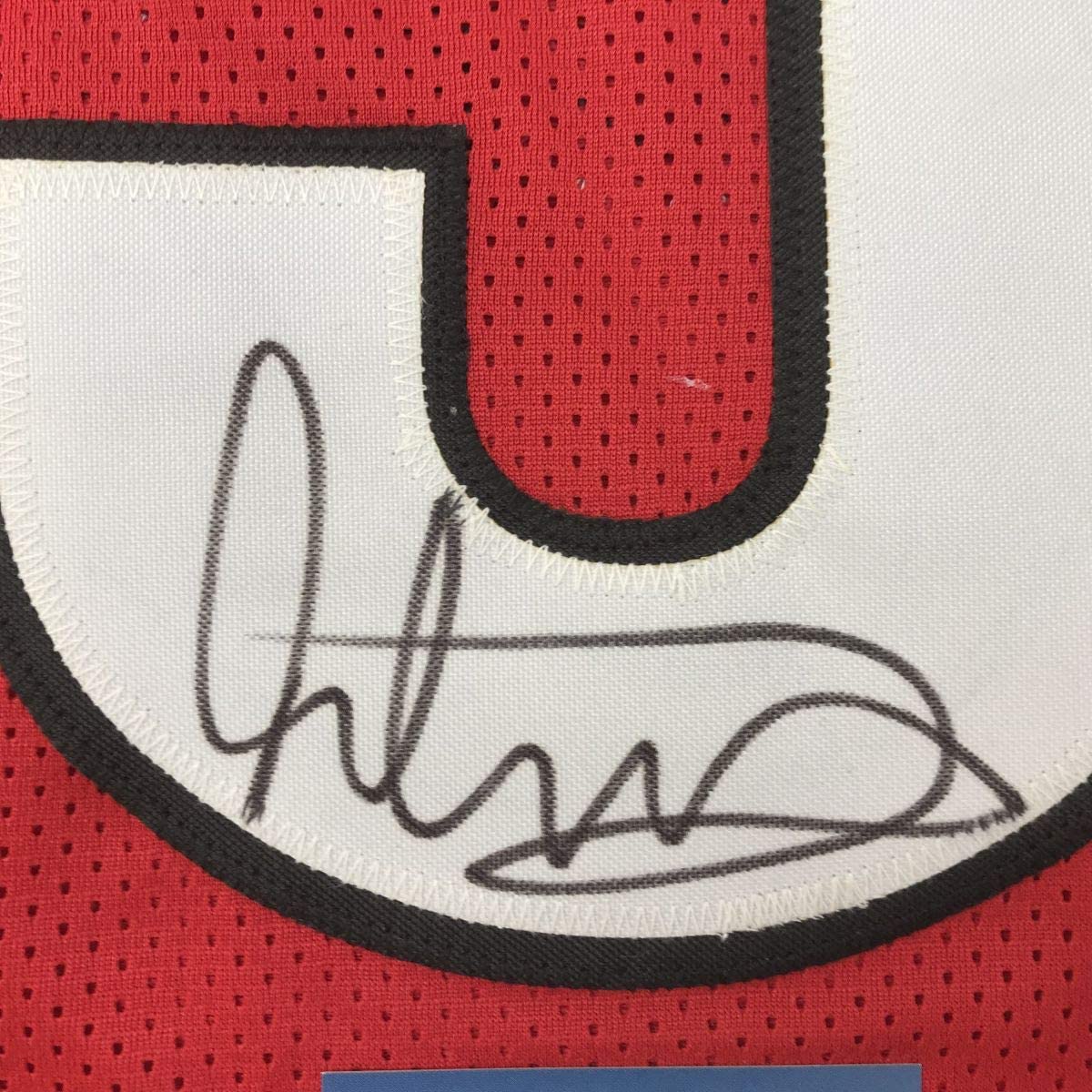 Autographed/Signed Todd Gurley Georgia Red College Football Jersey Beckett BAS COA