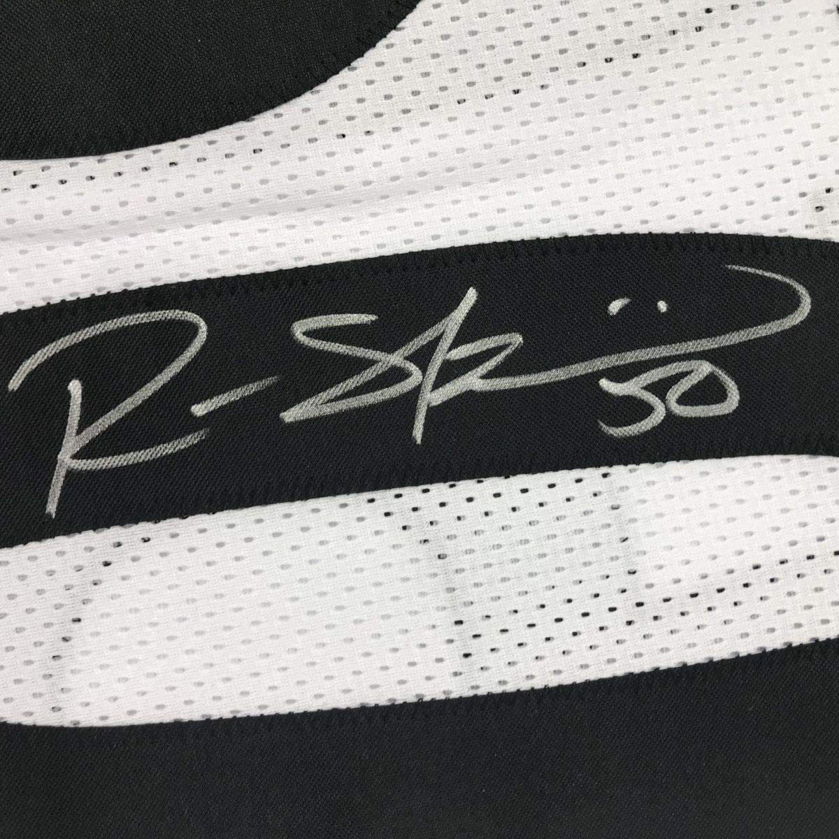 Autographed/Signed Ryan Shazier Pittsburgh White Football Jersey JSA COA