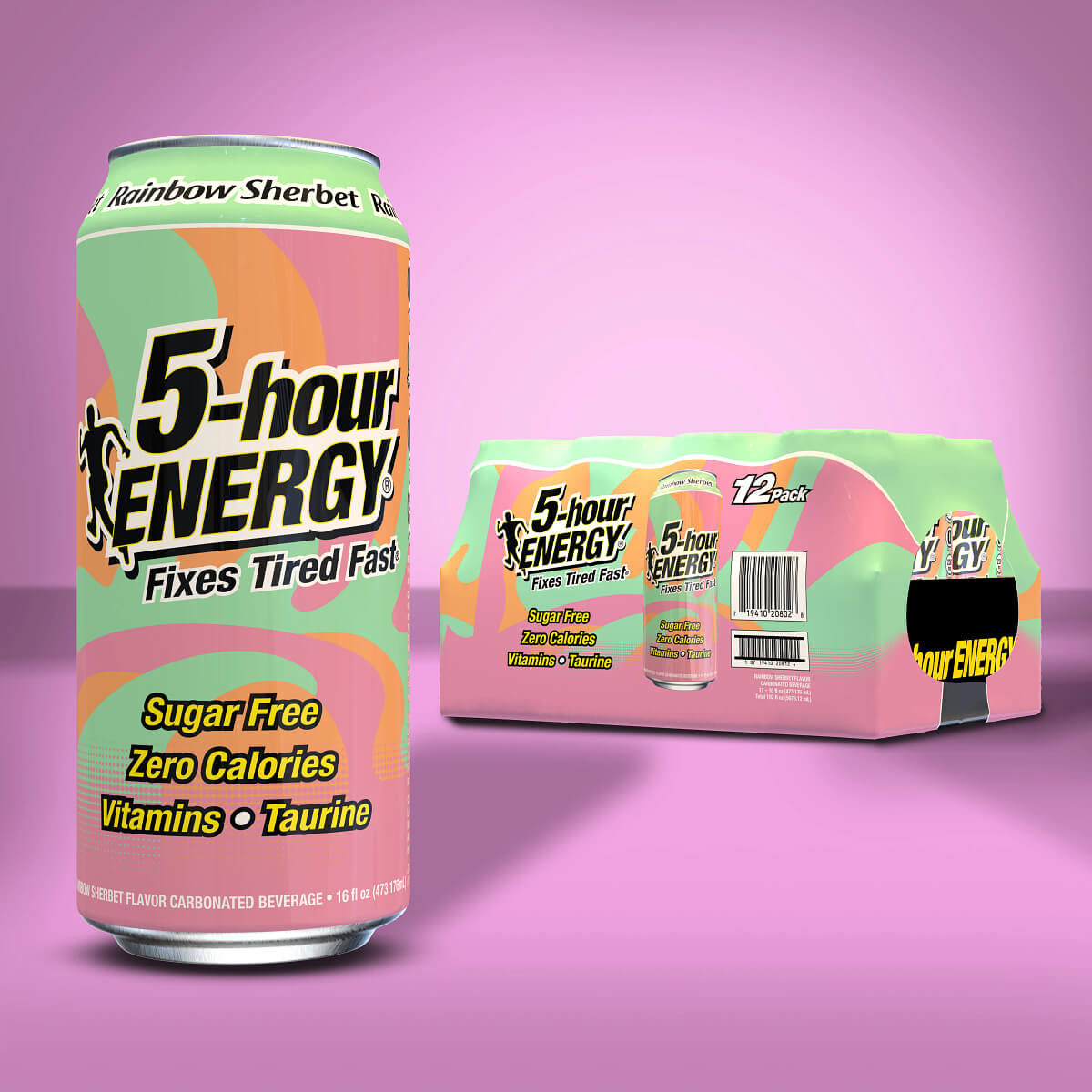 Rainbow Sherbet  Flavor Extra Strength 5-hour ENERGY Drink 12-pack