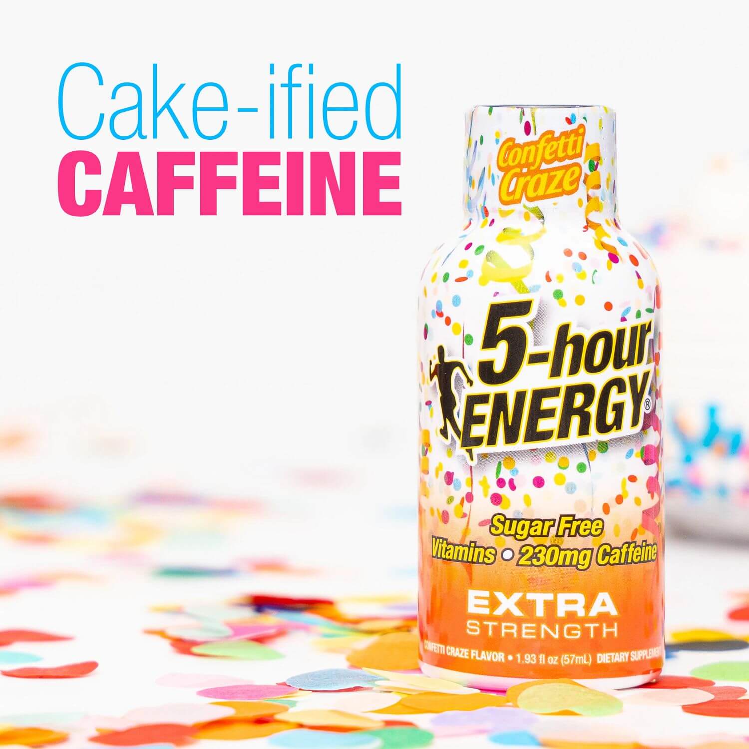 24 pack 5-hour ENERGY Extra Strength Shots, Confetti Craze Flavor, 1.93 Fl Oz