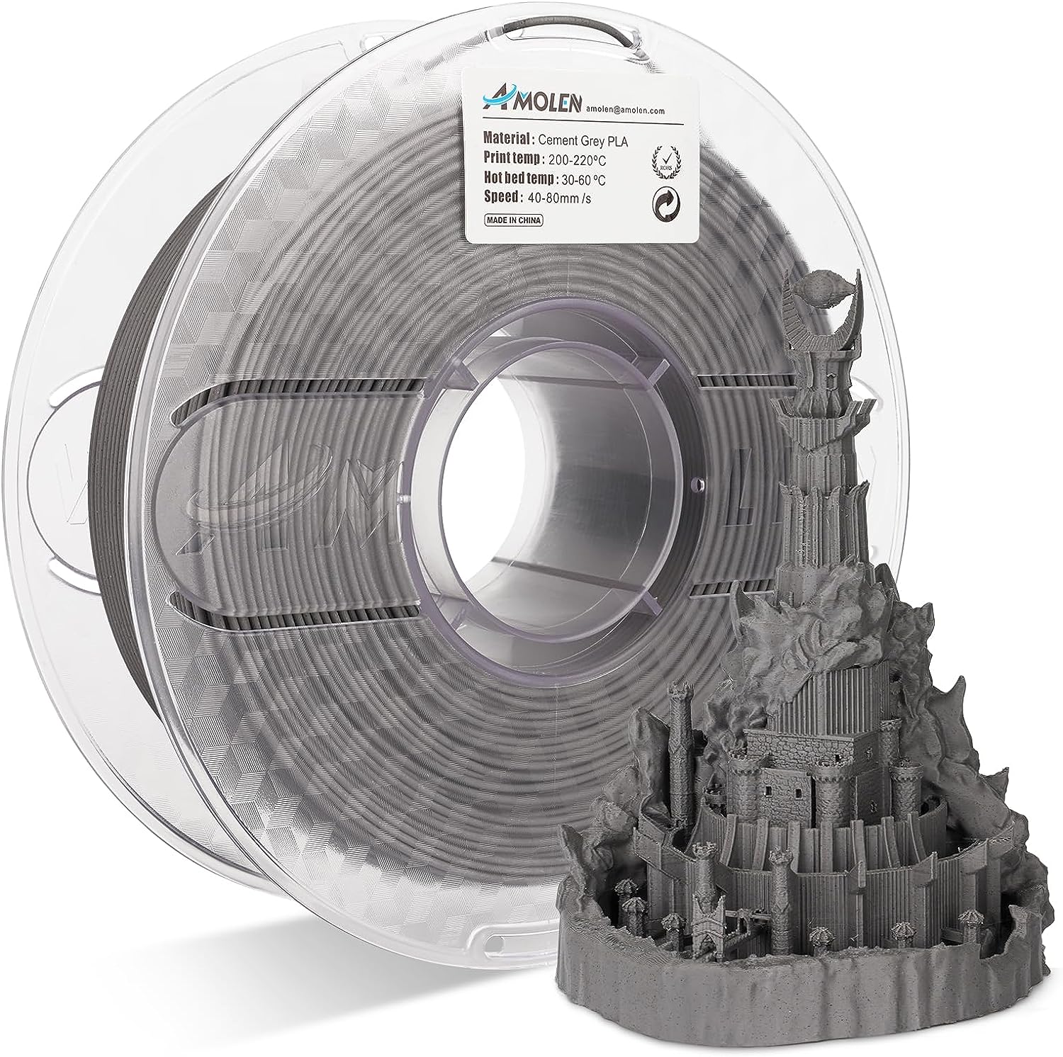 PLA Marble 1.75mm, 1KG/2.2LB