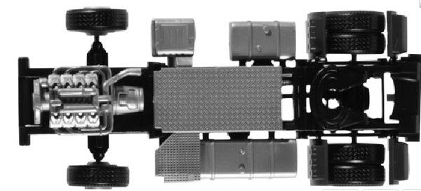 Herpa 84826 1/87 Scale Scania Cr/Cs Lowliner Chassis High Quality