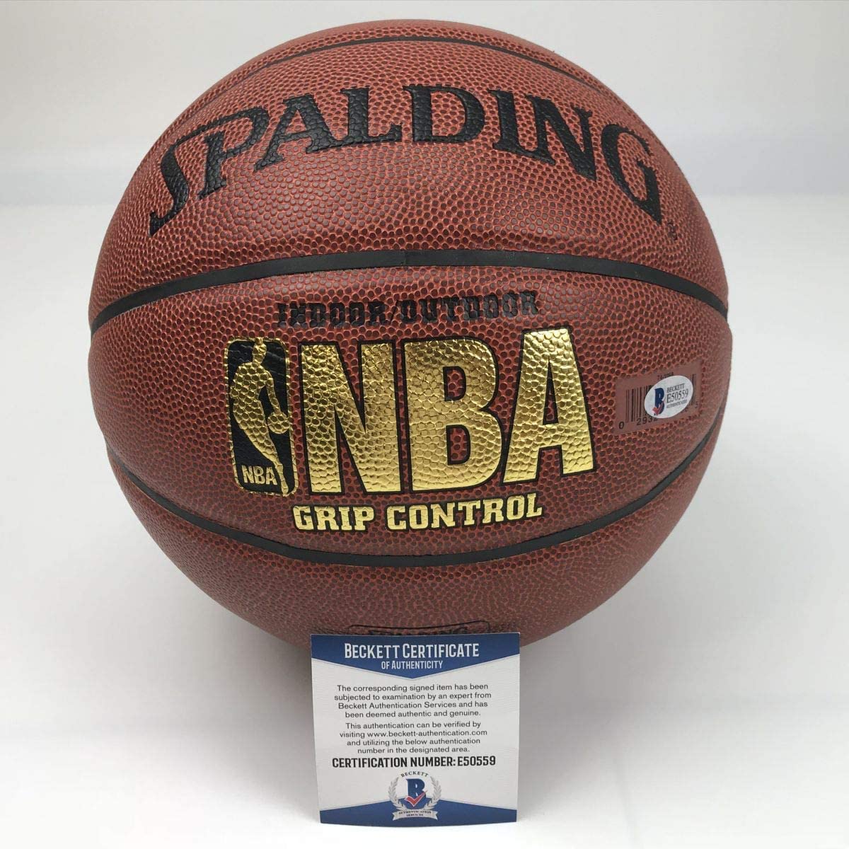 Autographed/Signed Stephen Steph Curry Golden State Warriors Full Size Spalding Basketball Beckett BAS COA