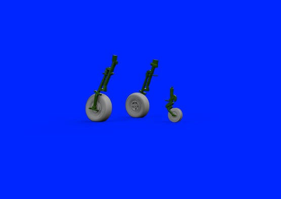 Eduard 648420 1/48 Aircraft- Tempest Mk V Wheels Early for EDU (Mask & Resin)