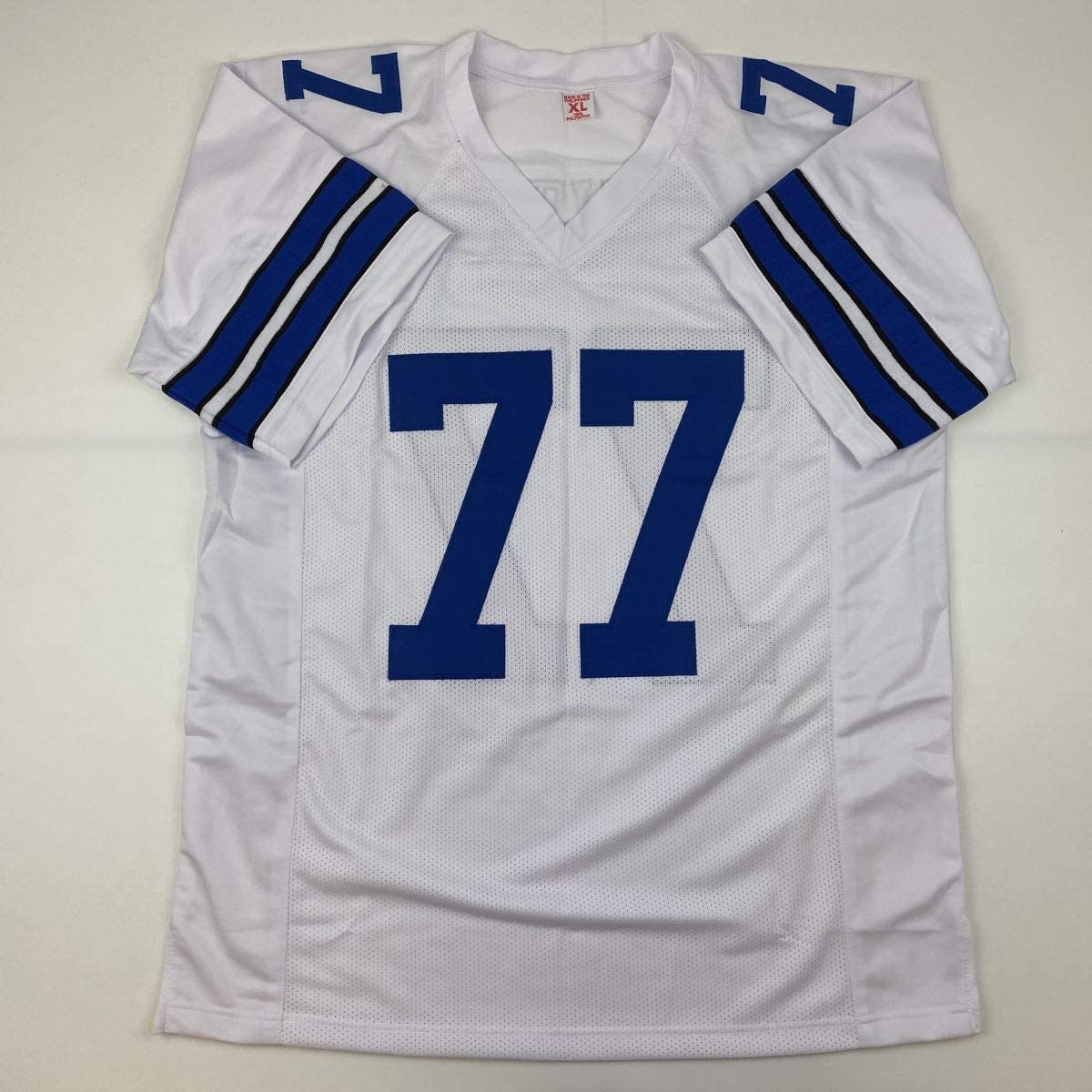 Autographed/Signed Tyron Smith Dallas White Football Jersey JSA COA