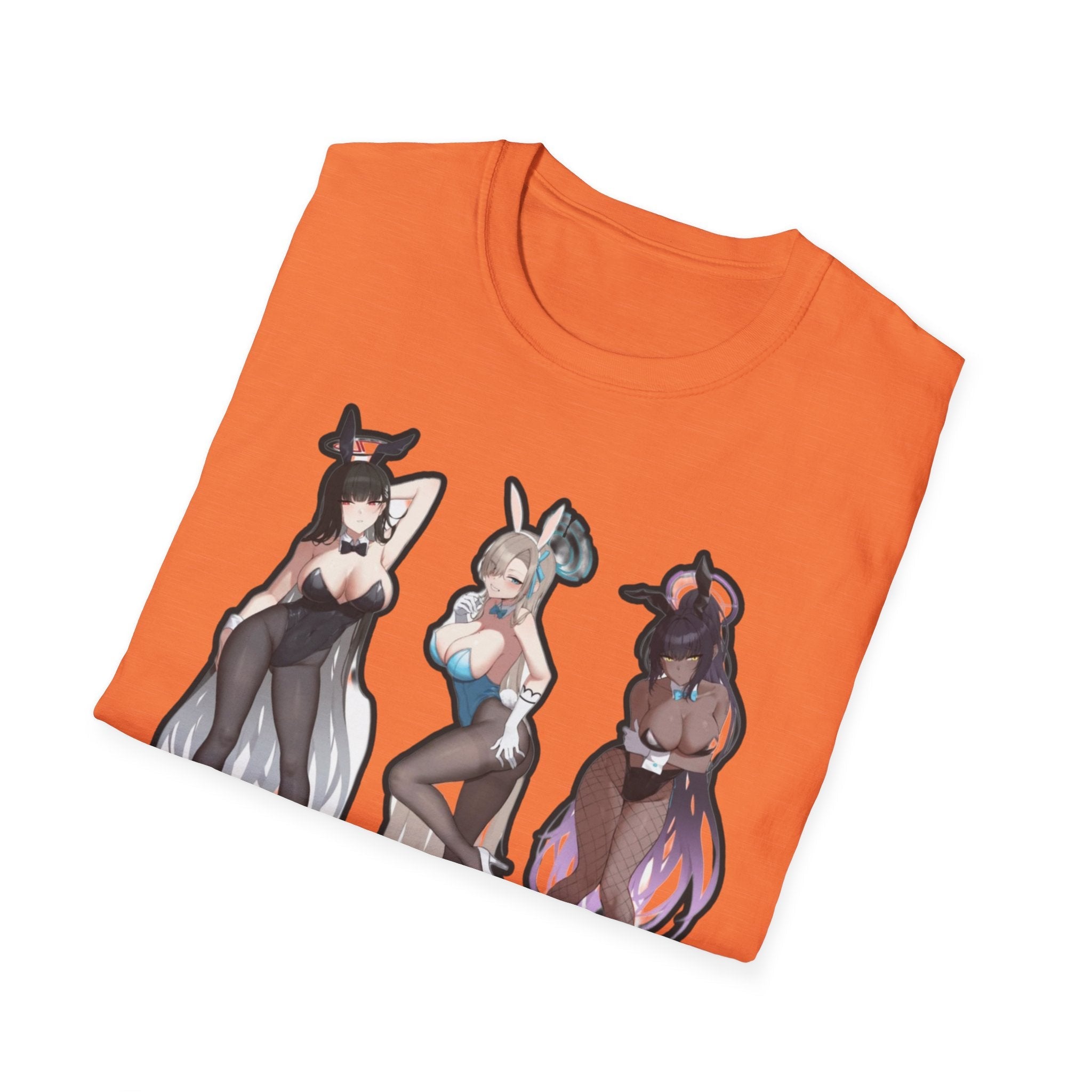 Anime-Inspired lewd bunny Unisex Softstyle T-Shirt, Cute Anime Art Tee, Casual Streetwear, Geeky Gift for Him/Her, Halloween Party Top, Graphic [...]