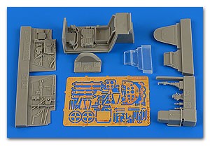 Aires 4685 1/48 Bf109G6 (Late) Cockpit Set For EDU