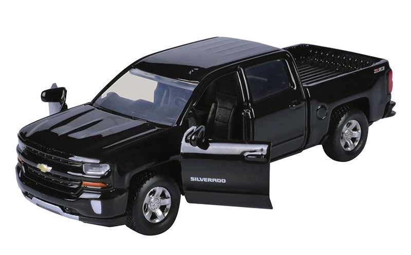 Motormax 73674AL-BK  Scale 2017 Chevrolet Silverado 1500 LT Pickup
