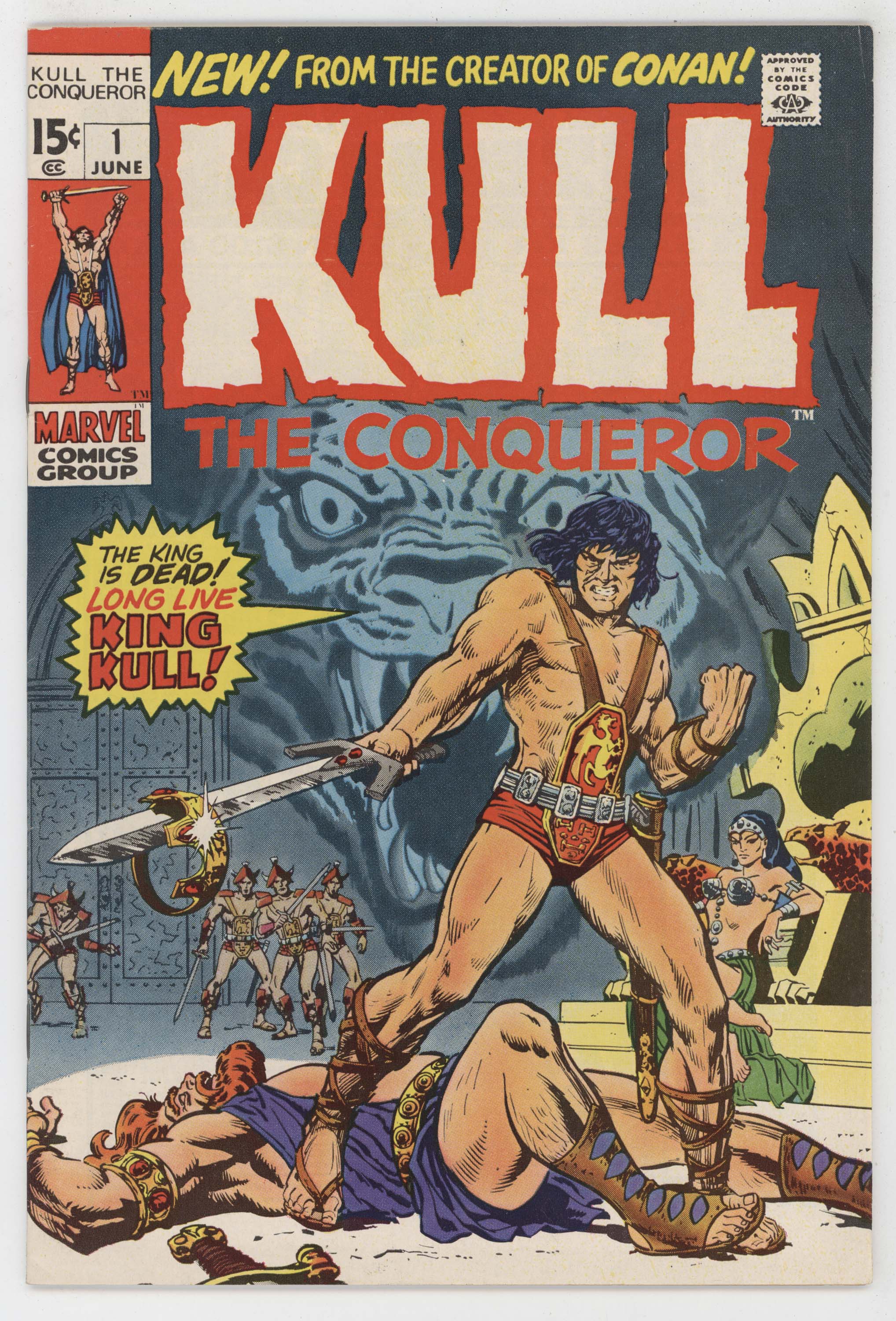 Kull The Conqueror 1 Marvel 1971 VF Conan Barbarian Ross Andru Roy Thomas