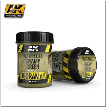 AK Interactive 8006 Diorama Series: Water Gel Swamp Green Acrylic 250ml Bottle