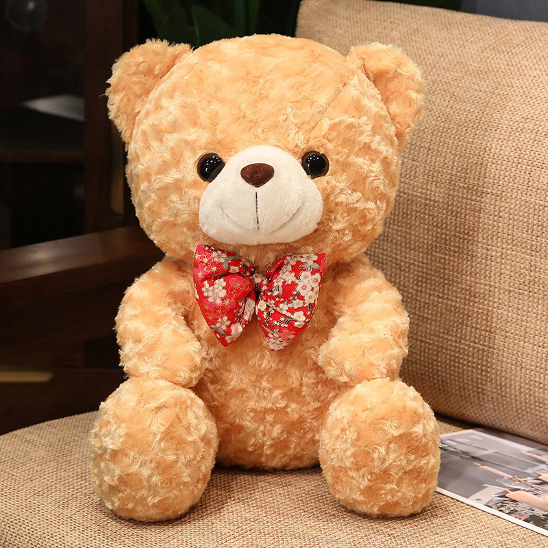 Teddy Bear Plush Doll – Soft Ragdoll Gift for Loved Ones
