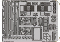 Eduard 49548 1/48 Aircraft- Tornado F3 Interior for HBO (Painted Self Adhesive)
