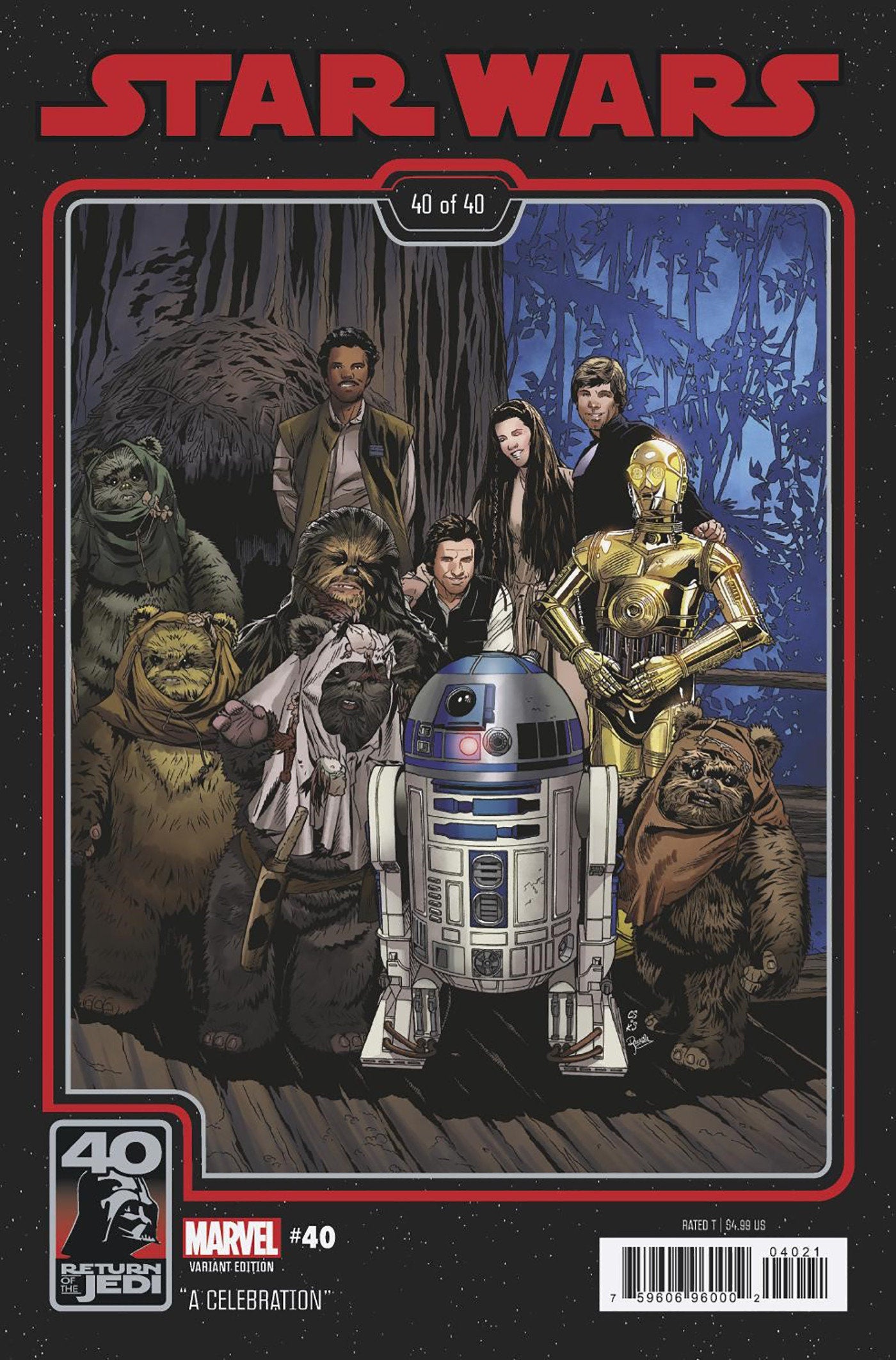 STAR WARS #40 CHRIS SPROUSE RETURN OF THE JEDI 40TH ANNIVERSARY VARIANT [DD] (11/01/2023)
