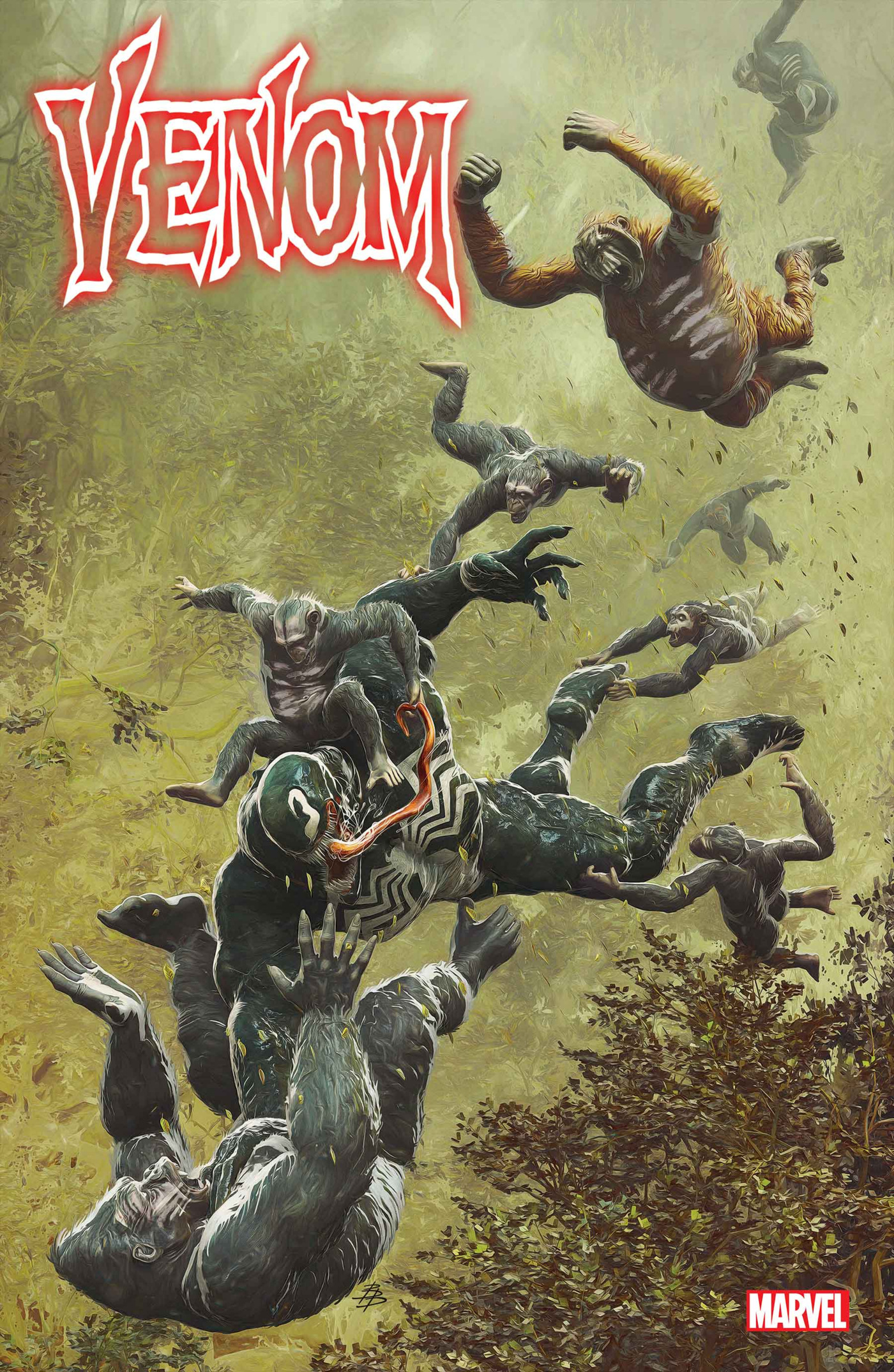 Venom #16 B Bjorn Barends Planet Of The Apes Variant Dwb (02/01/2023) Marvel
