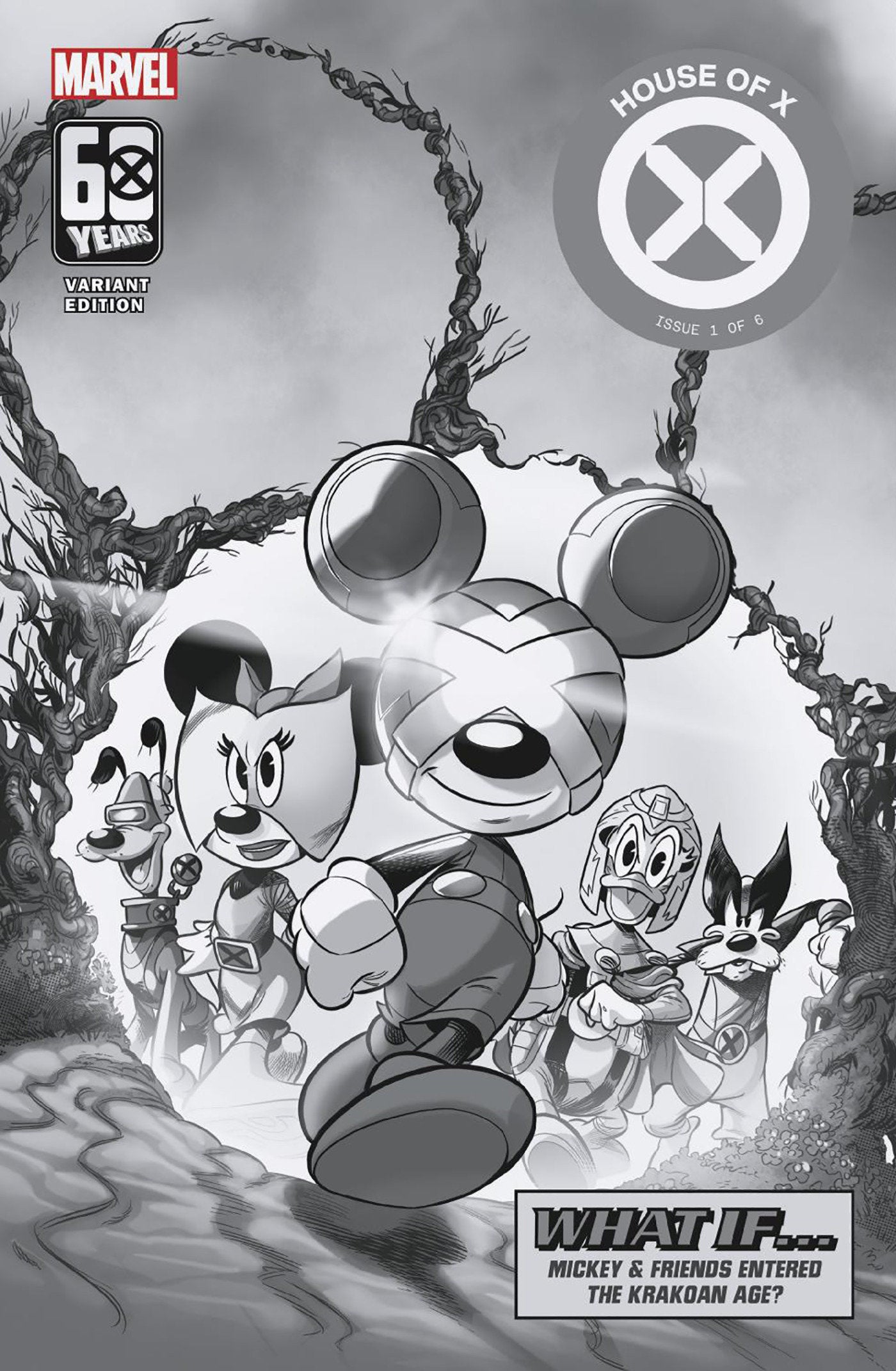 Amazing Spider-Man #63 Francesco D'Ippolito Disney What If? Black And White Variant[1:100] Cb  (12/11/2024)