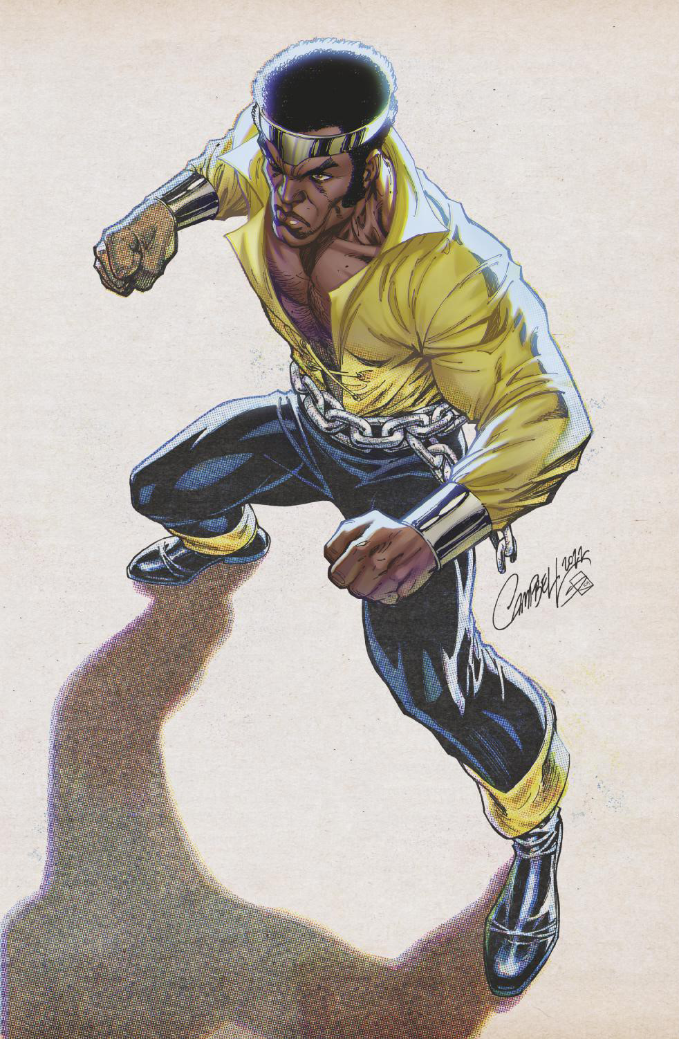 Daredevil #4 1:100 J Scott Campbell Anniversary Virgin Variant Luke Cage (10/12/2022) Marvel
