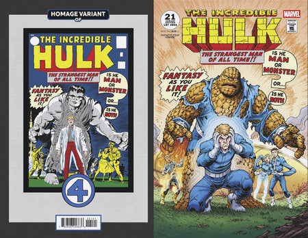 Incredible Hulk #21 Todd Nauck Fantastic Four Homage Variant Cb  (01/15/2025)