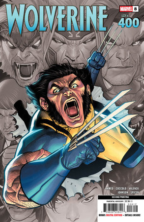 Wolverine #8 2nd Print C Martin Coccolo Variant (06/04/2025) Marvel