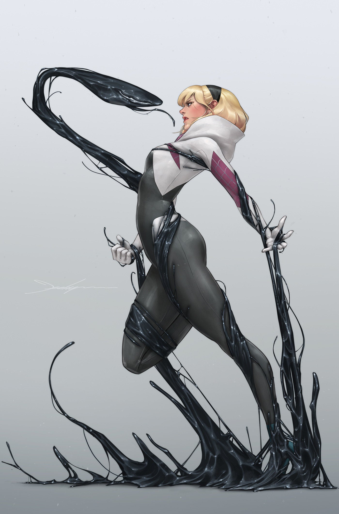 SPIDER-GWEN: THE GHOST-SPIDER #4 JEEHYUNG LEE VIRGIN VARIANT[1:50] CB  (08/28/2024)