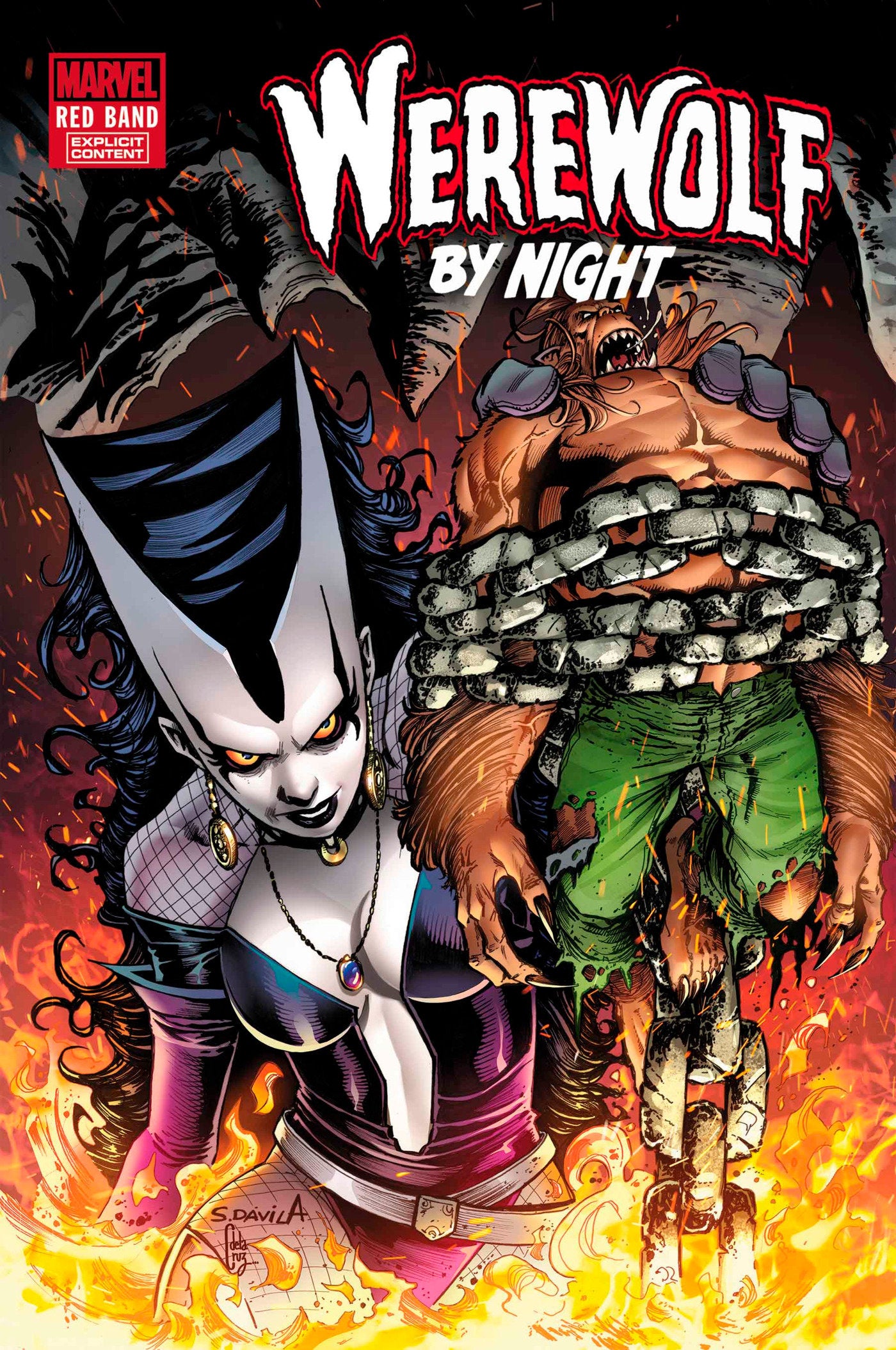 Werewolf By Night: Red Band #6 Sergio Davila Variant [Polybagged] Cb Explicit Content (01/01/2025)