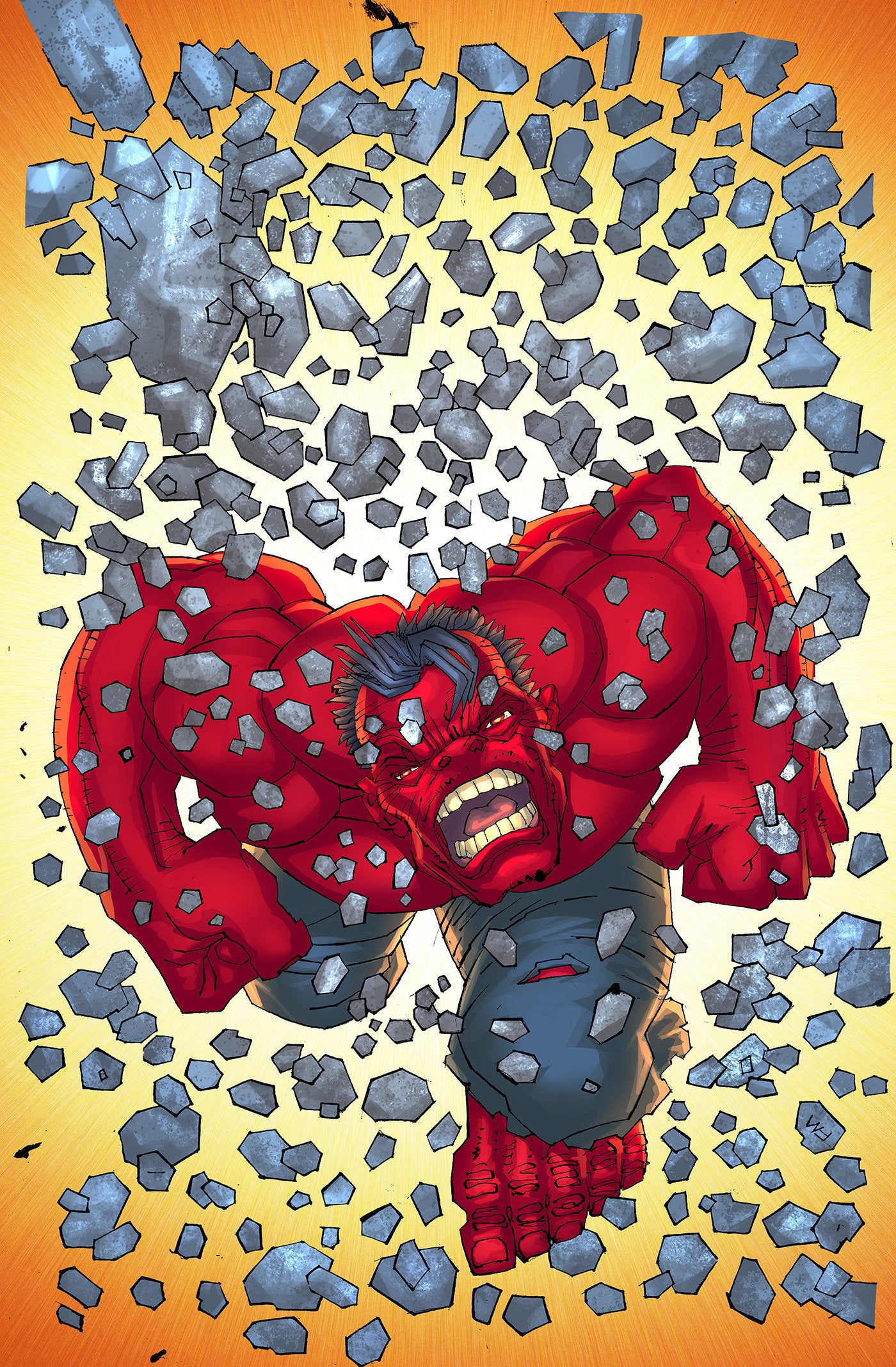 RED HULK #1 FRANK MILLER VIRGIN VARIANT [DOOM][1:100] (02/26/2025)