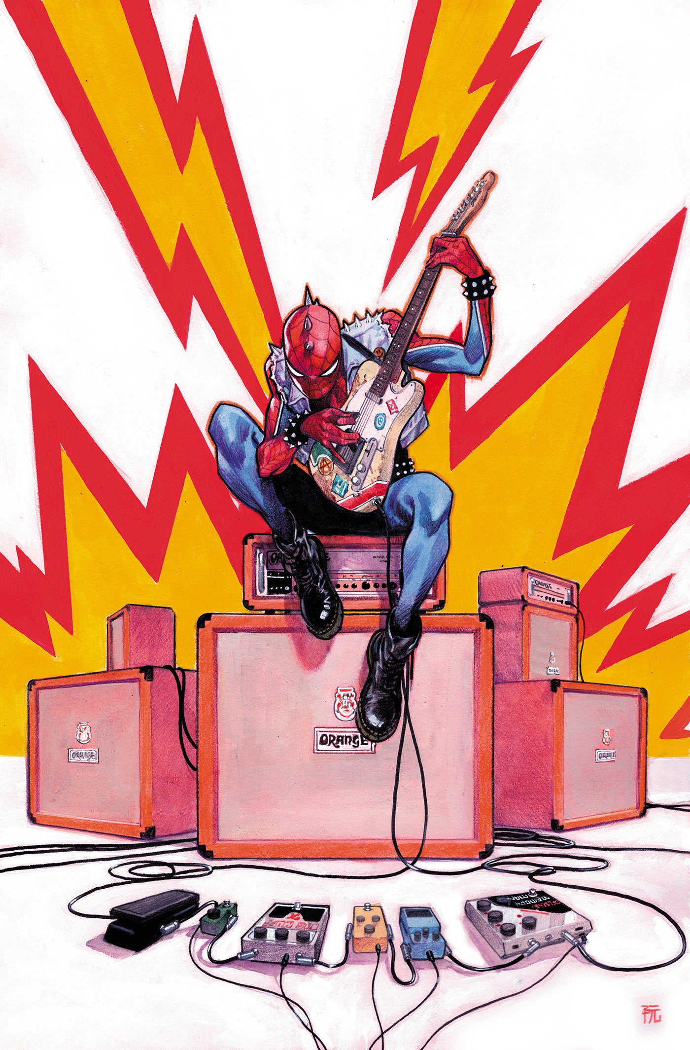 Spider-Society #4 Dike Ruan Spider-Punk Virgin Variant[1:50] Cb  (11/06/2024)