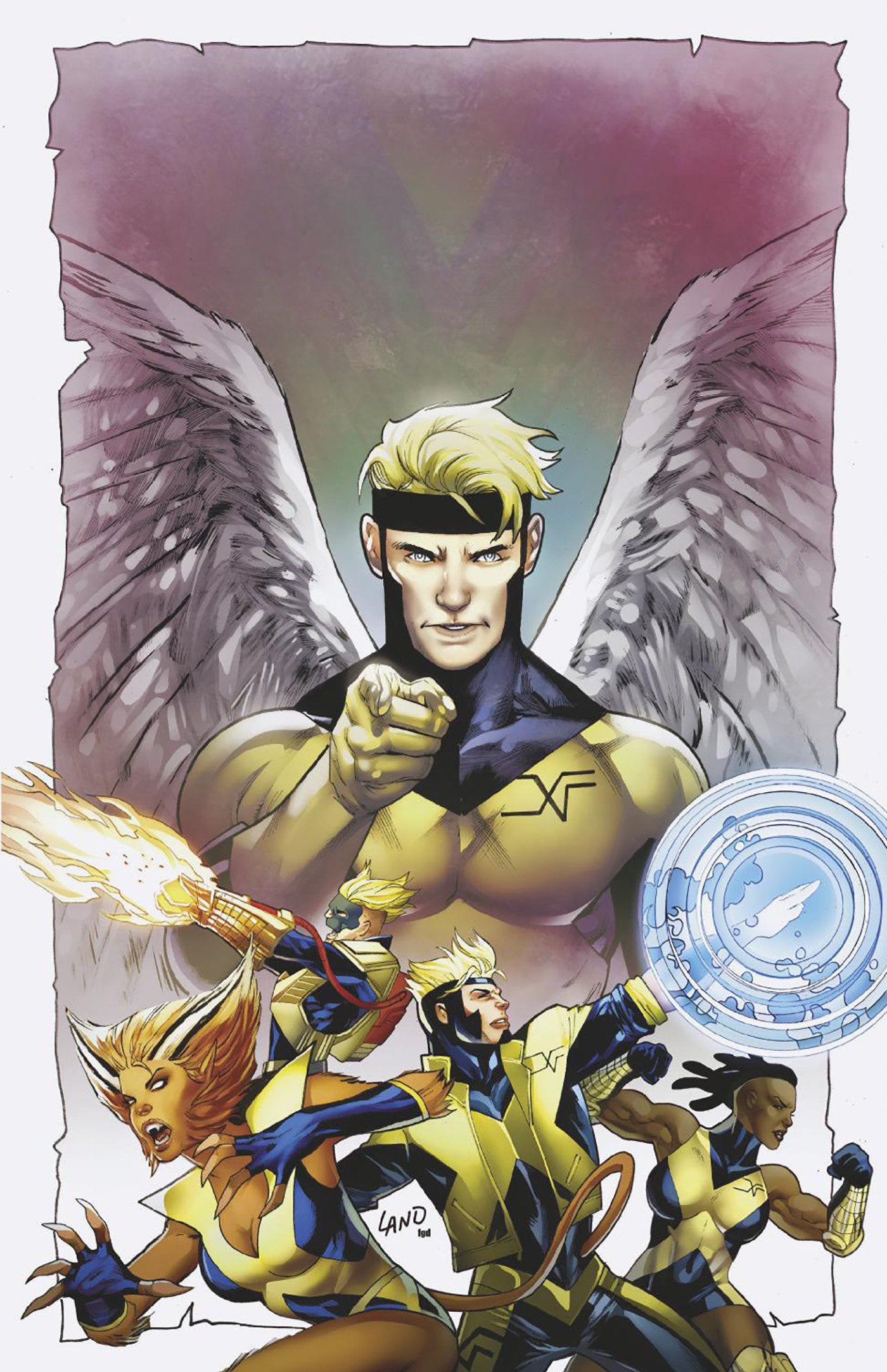 X-FACTOR #1 GREG LAND VIRGIN VARIANT[1:100] CB  (08/14/2024)