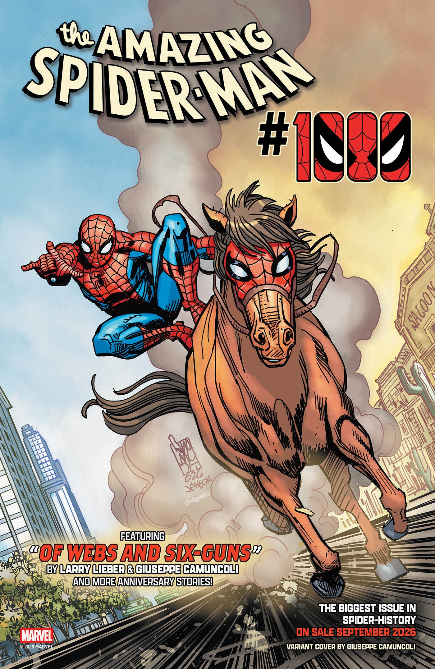 AMAZING SPIDER-MAN #1000 GIUSEPPE CAMUNCOLI VARIANT CB (09/16/2026)