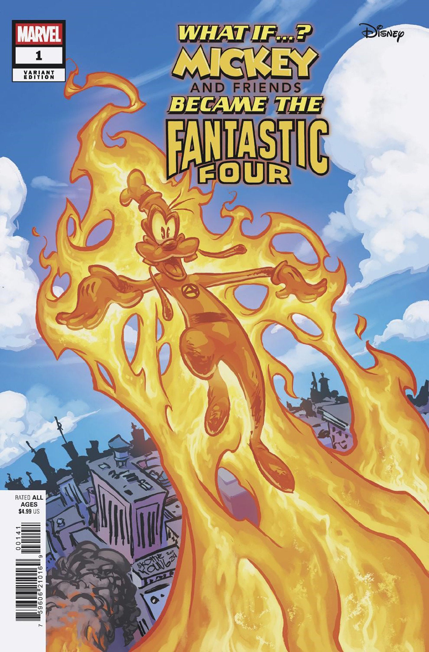 Marvel & Disney: What If...? Mickey & Friends Became The Fantastic Four #1 Skott Ie Young Variant Cb  (01/08/2025)