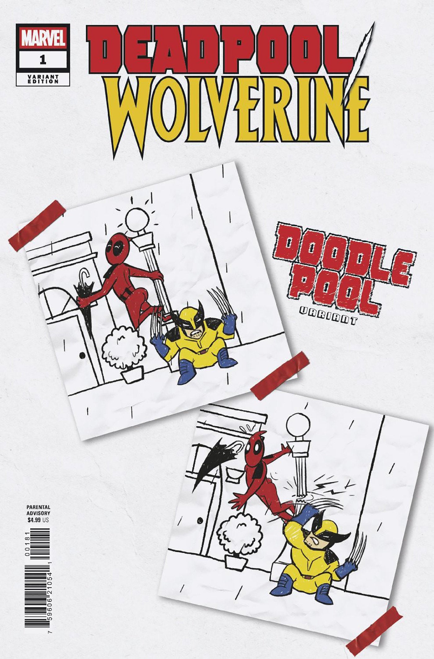 Deadpool/Wolverine #1 Doodlepool Variant Cb  (01/01/2025)